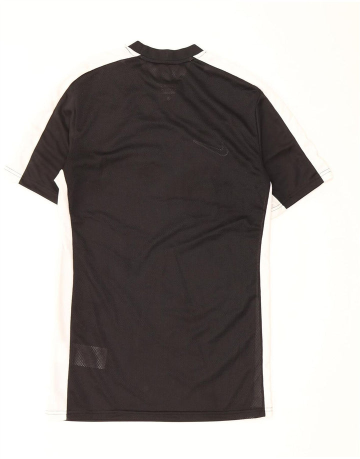 Nike Herre Dri Fit Slim Fit T-shirt Top Lille sort Colourblock Polyester