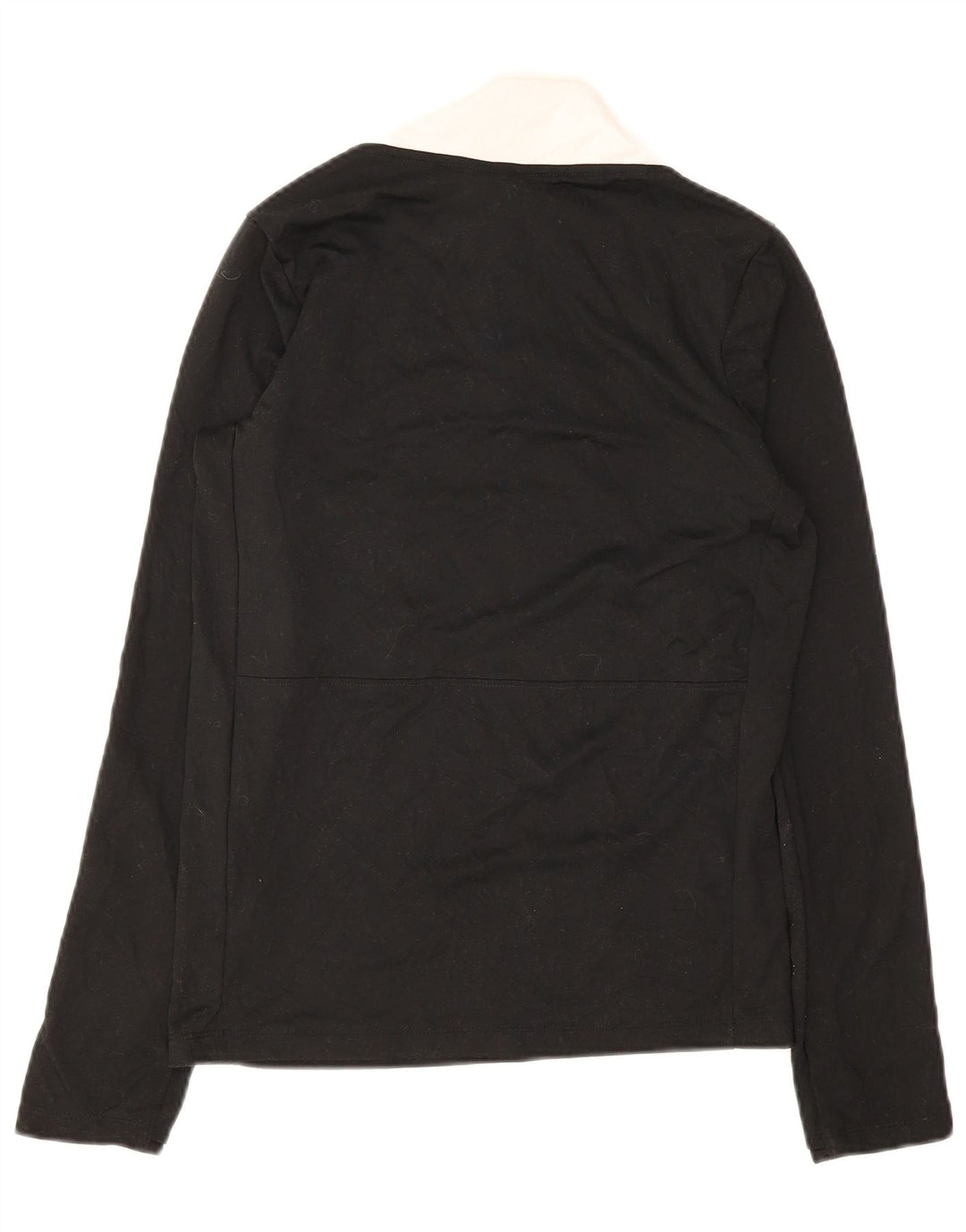Nike Herre grafisk lynlås-hals sweater træningsdragt Top Lille sort Colourblock