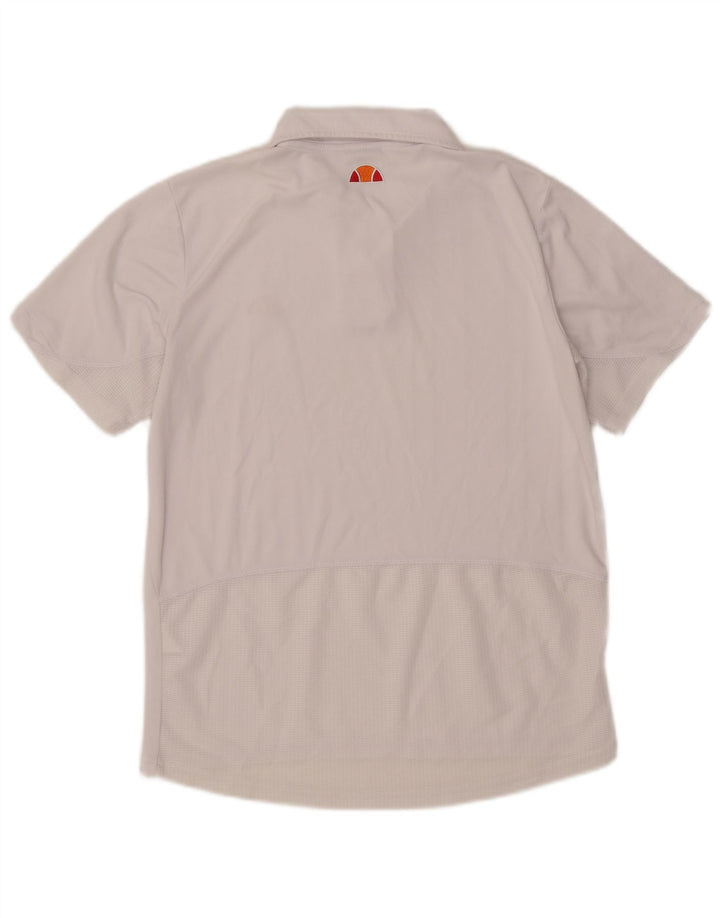 Ellesse Herre Polo Shirt Lille Hvid Stribet
