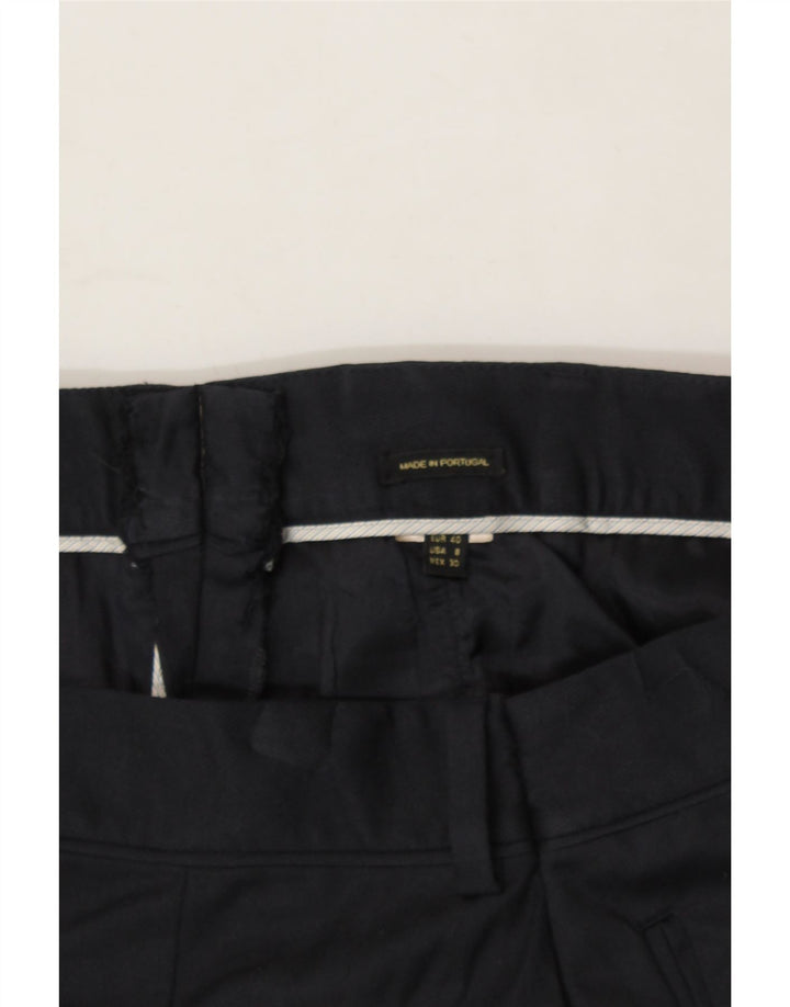 MASSIMO DUTTI Womens Slim Casual Trousers EU 40 Medium W30 L29 Navy Blue Vintage Massimo Dutti and Second-Hand Massimo Dutti from Messina Hembry 