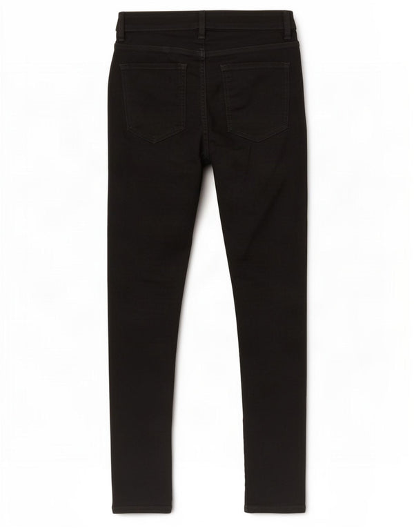 Marks & Spencer Dame Skinny Jeans UK 10 Small W28 L26 Black Bomuld