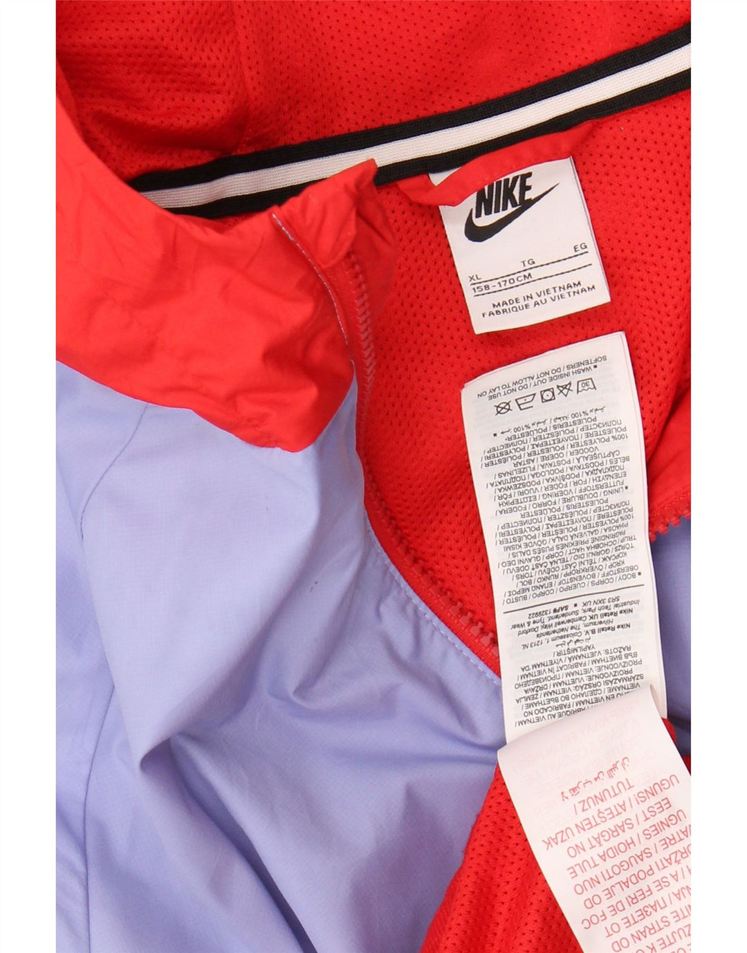 NIKE Træningsdragt topjakke til drenge 13-14 år XL Flerfarvet Colourblock