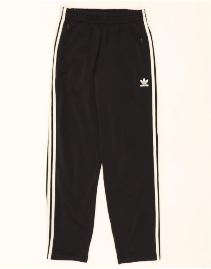 ADIDAS Womens Tracksuit Trousers UK 12 Medium Black Polyester Vintage Adidas and Second-Hand Adidas from Messina Hembry 
