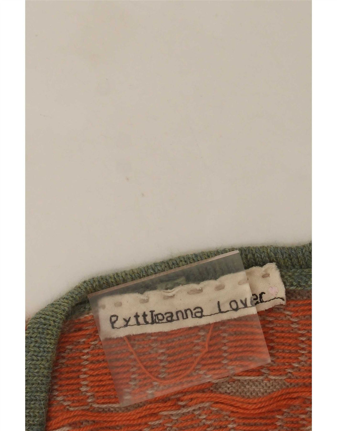 Vintage Dame Longline abstrakt mønster cardigan sweater UK 12 Medium Grey