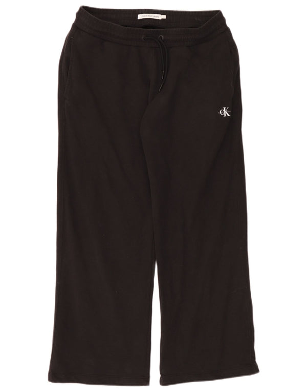Calvin Klein Mens Tracksuit Trousers Large Black Cotton