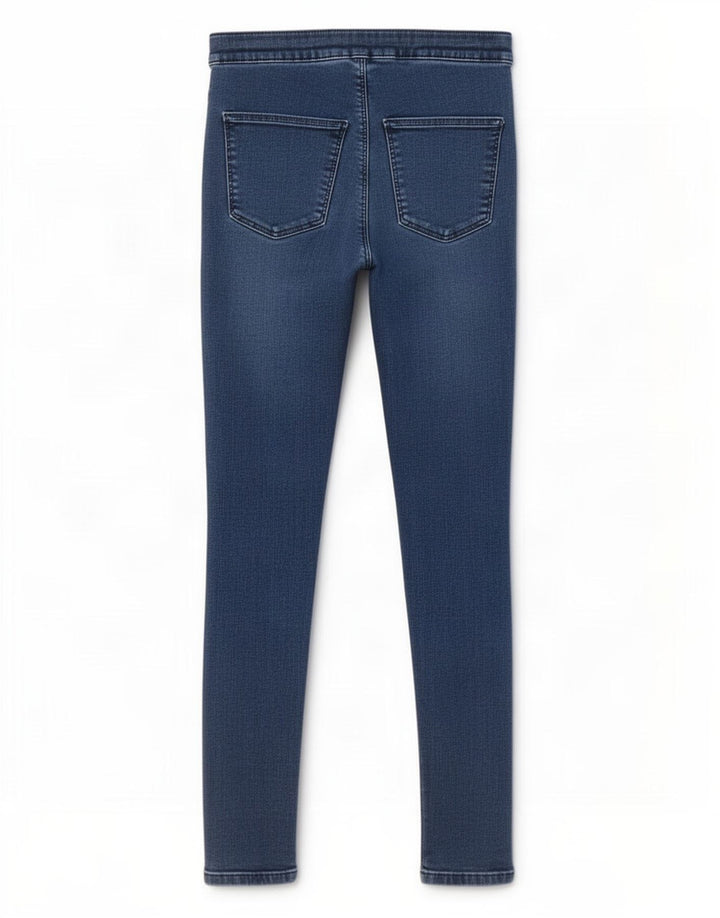 Topshop Dame Skinny Jeans W32 L28 Marineblå Polyester