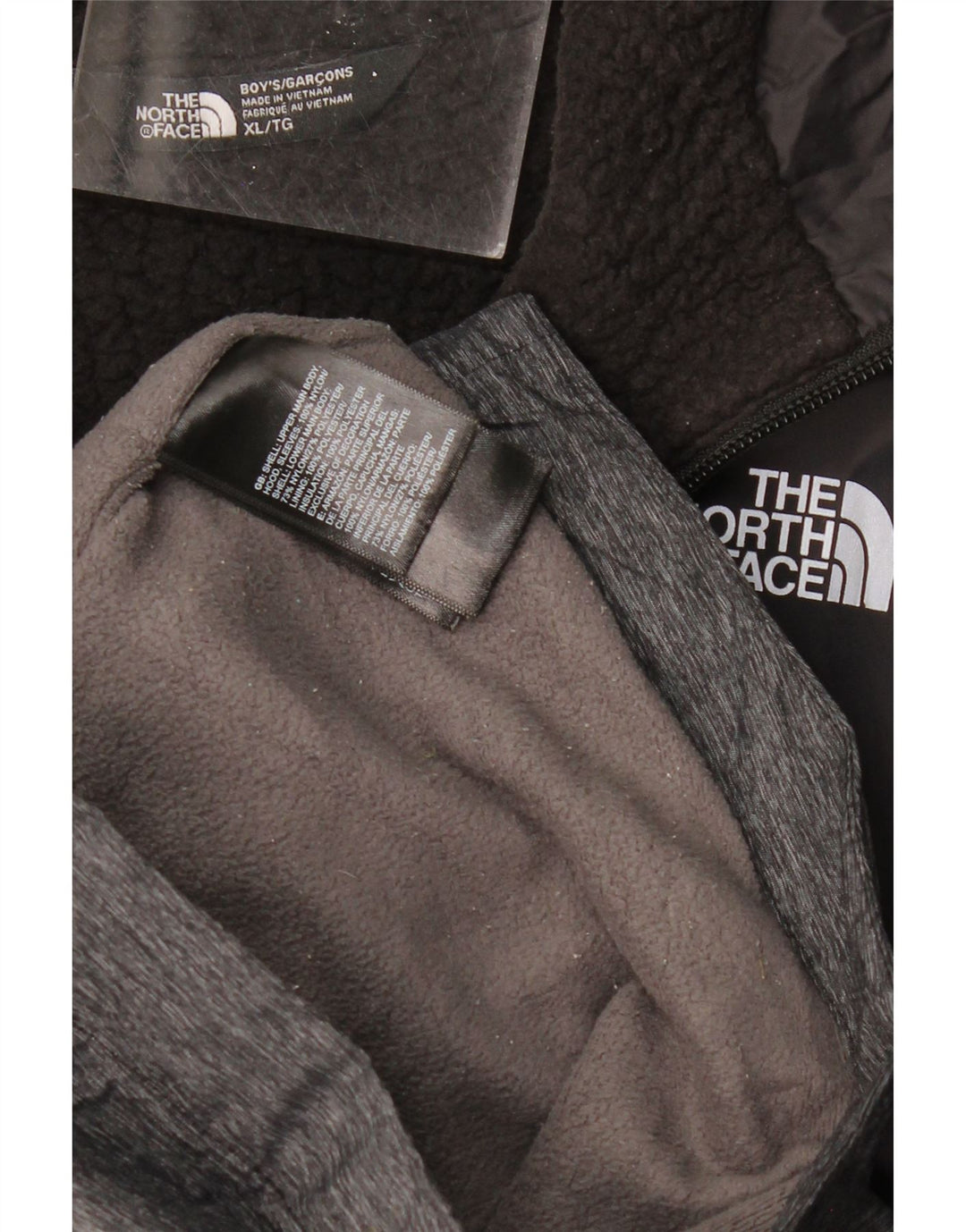 THE NORTH FACE Drenge vindjakke 14-15 år XL Sort Colourblock