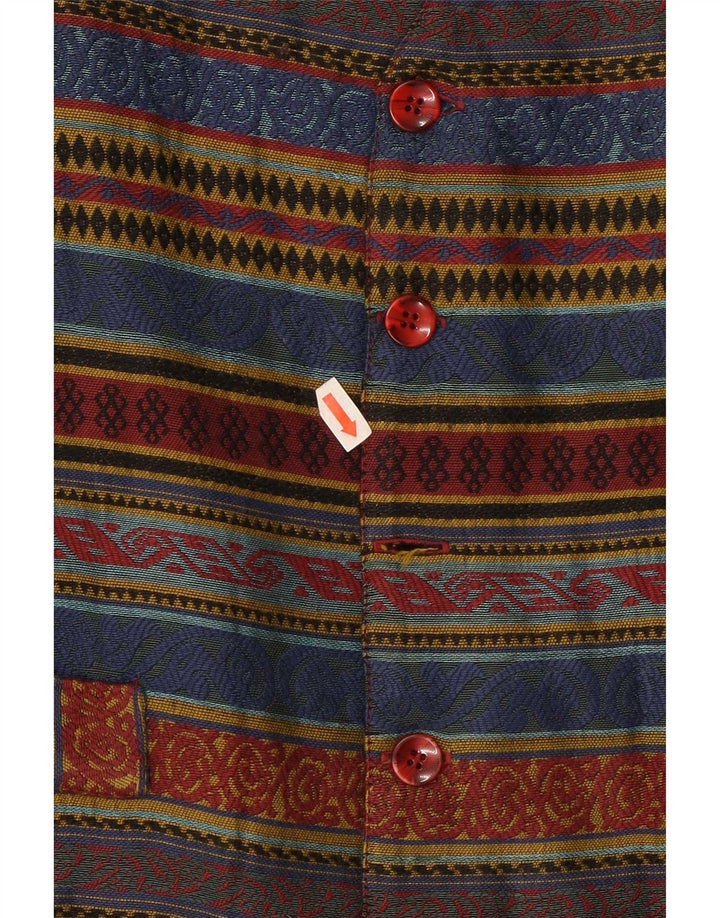 Vintage herrevest Medium Multicolored Fair Isle