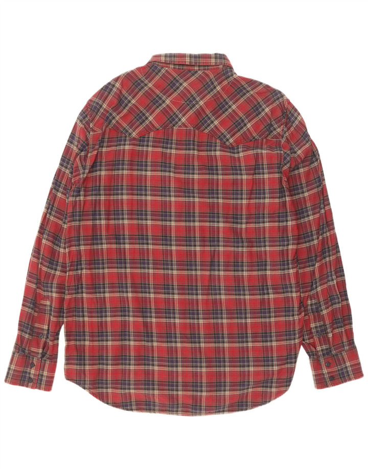 Marlboro Classics Herre Regular Fit Flanellskjorte 3XL rød ternet