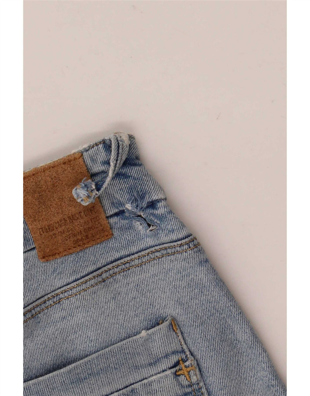 Zara Womens Distressed Slim Jeans EU 38 Small W28 L28 Blue