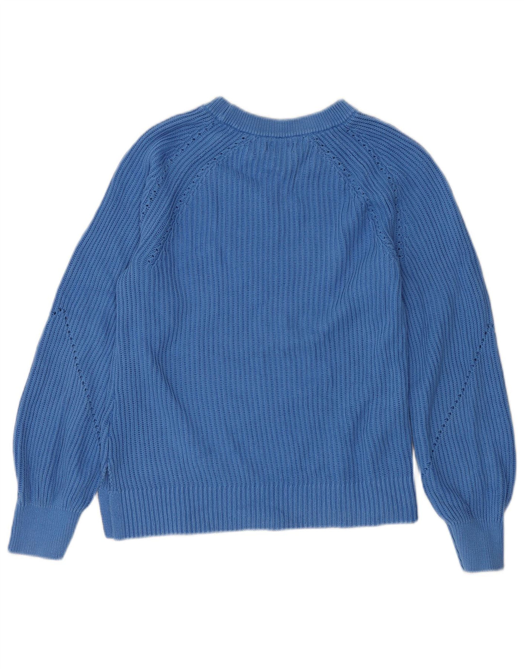 Gant Dame Boat Neck Jumper Sweater UK 14 Medium Blue Bomuld