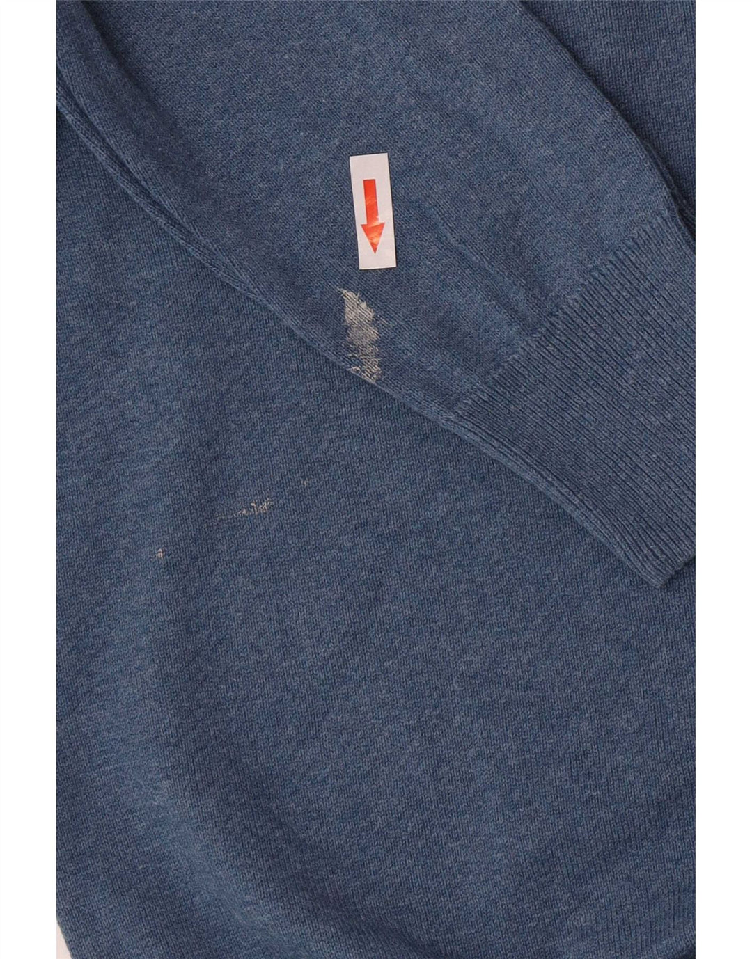 Marks & Spencer Herre sweater med rund hals, stor blå bomuld