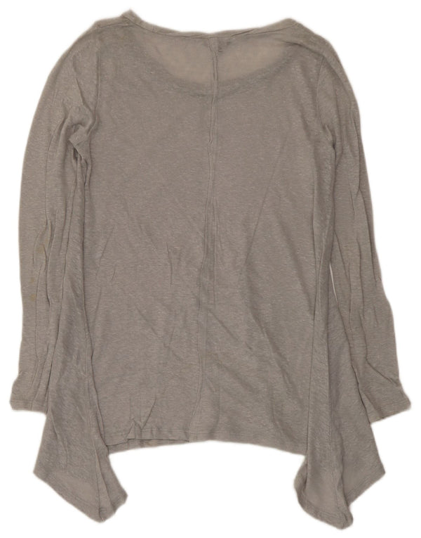 Phase Eight Dame Asymmetrisk Tunika Top UK 10 Small Grå