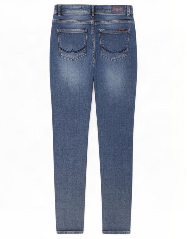 Superdry Skinny Jeans til kvinder W29 L30 blå bomuld