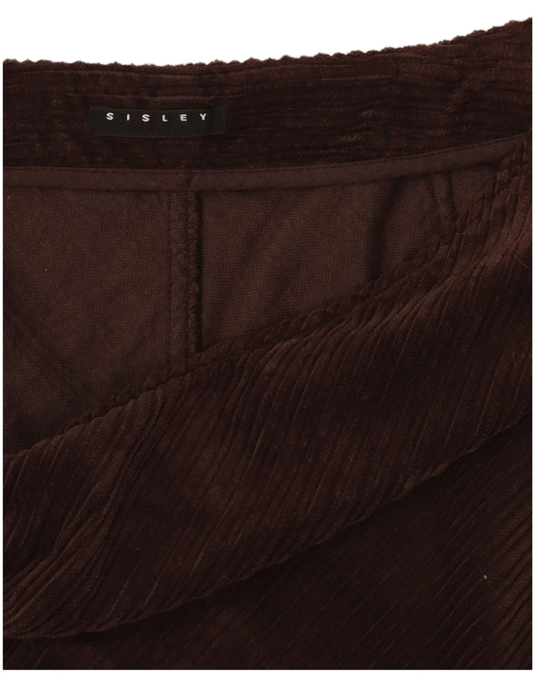 Sisley Womens Corduroy-nederdel W28 Medium Brown