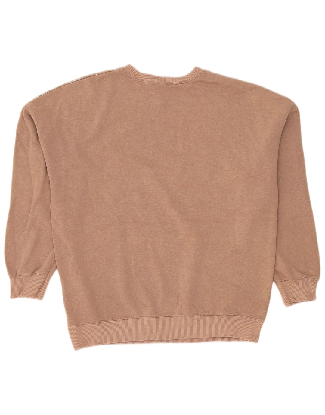 MINT FLØJL Dame abstrakt mønster sweatshirt DK 10 Small Beige