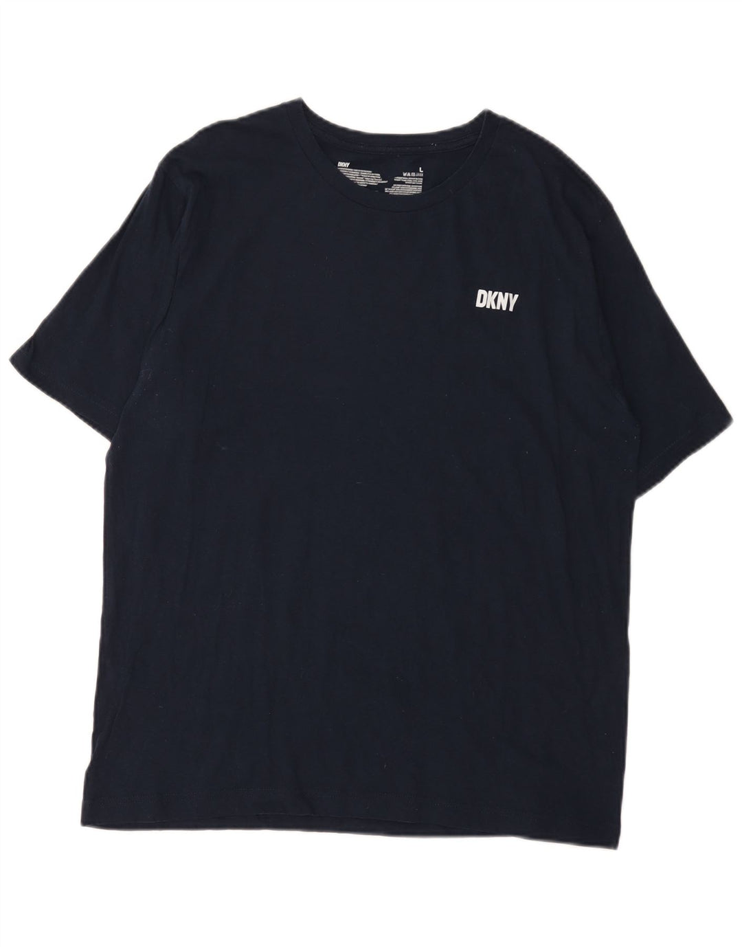 Dkny Herre T-Shirt Top Stor Marineblå Bomuld
