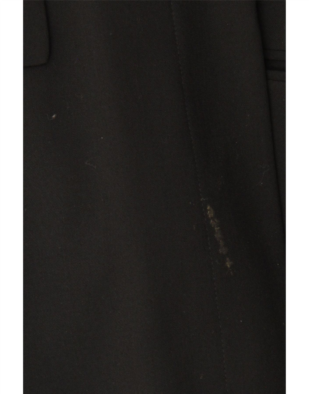 VINTAGE Dameoverfrakke UK 14 Medium Sort