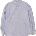 MASSIMO DUTTI Mens Shirt Large Blue Cotton Vintage Massimo Dutti and Second-Hand Massimo Dutti from Messina Hembry 