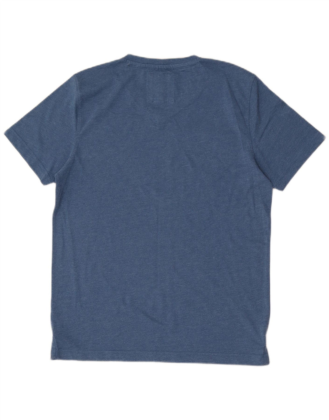 CREW CLOTHING Herre T-Shirt Top Medium Blue Bomuld