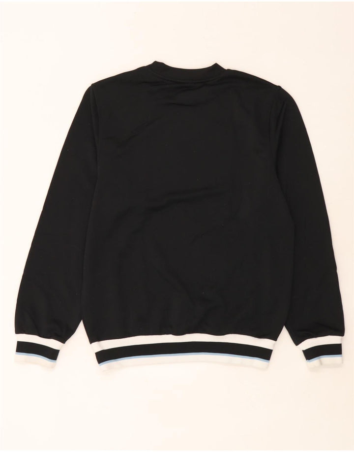 Nike Sweatshirt Jumper til mænd UK 36/38 Small Black Colourblock Polyester