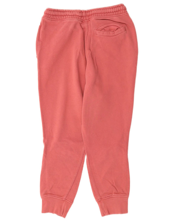 ADIDAS Womens Capri Tracksuit Trousers Joggers UK 6 XS Pink Cotton