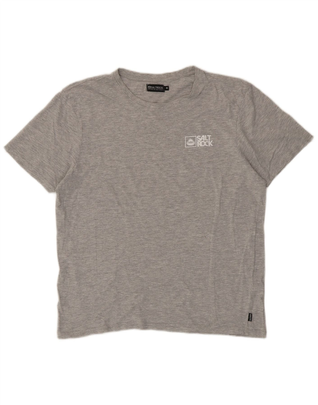 Saltrock Herre T-Shirt Top Medium Grå Bomuld