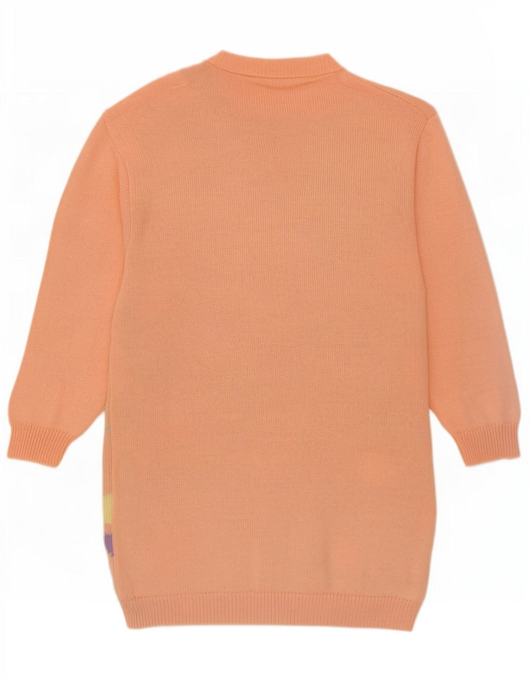 Vintage dame sweater med rund hals EU 36/38 lille pink plettet