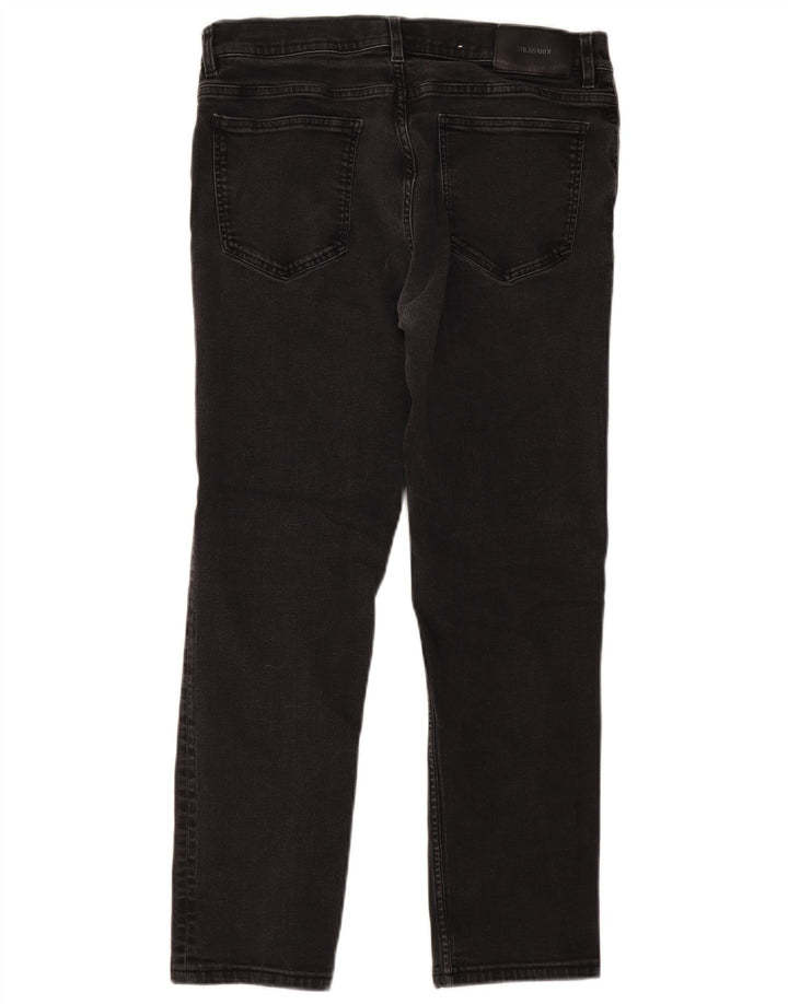 Trussardi Herre Slim Jeans W34 L28 Grå Bomuld
