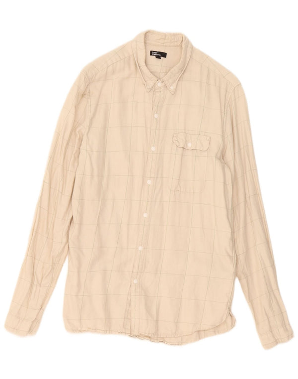 Levi's Herreskjorte Medium Beige Ternet bomuld