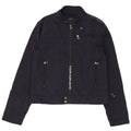CALVIN KLEIN JEANS Womens Graphic Bomber Jacket UK 18 XL Navy Blue