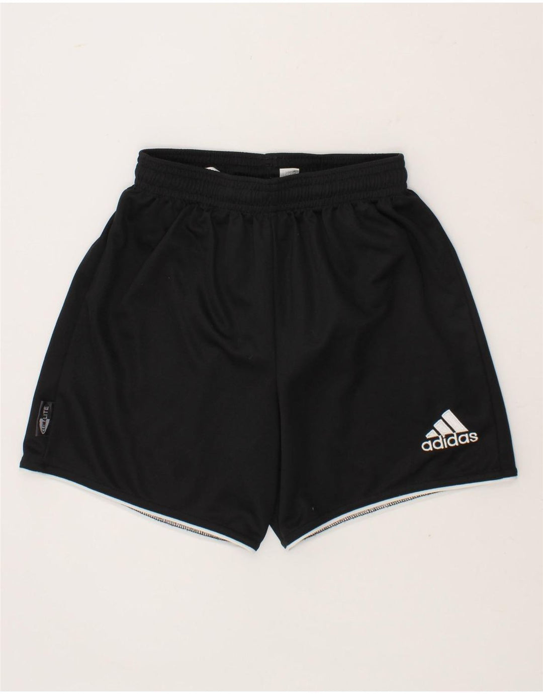 ADIDAS Boys Climalite Sport Shorts 9-10 Years Black Polyester Vintage Adidas and Second-Hand Adidas from Messina Hembry 