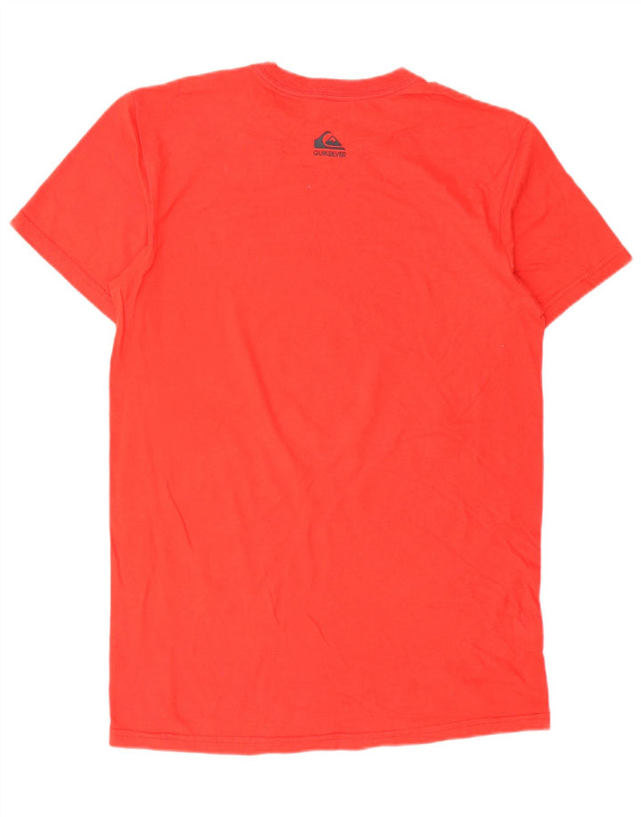 Quiksilver Herre Regular Fit Grafisk T-shirt Top Medium Rød Bomuld