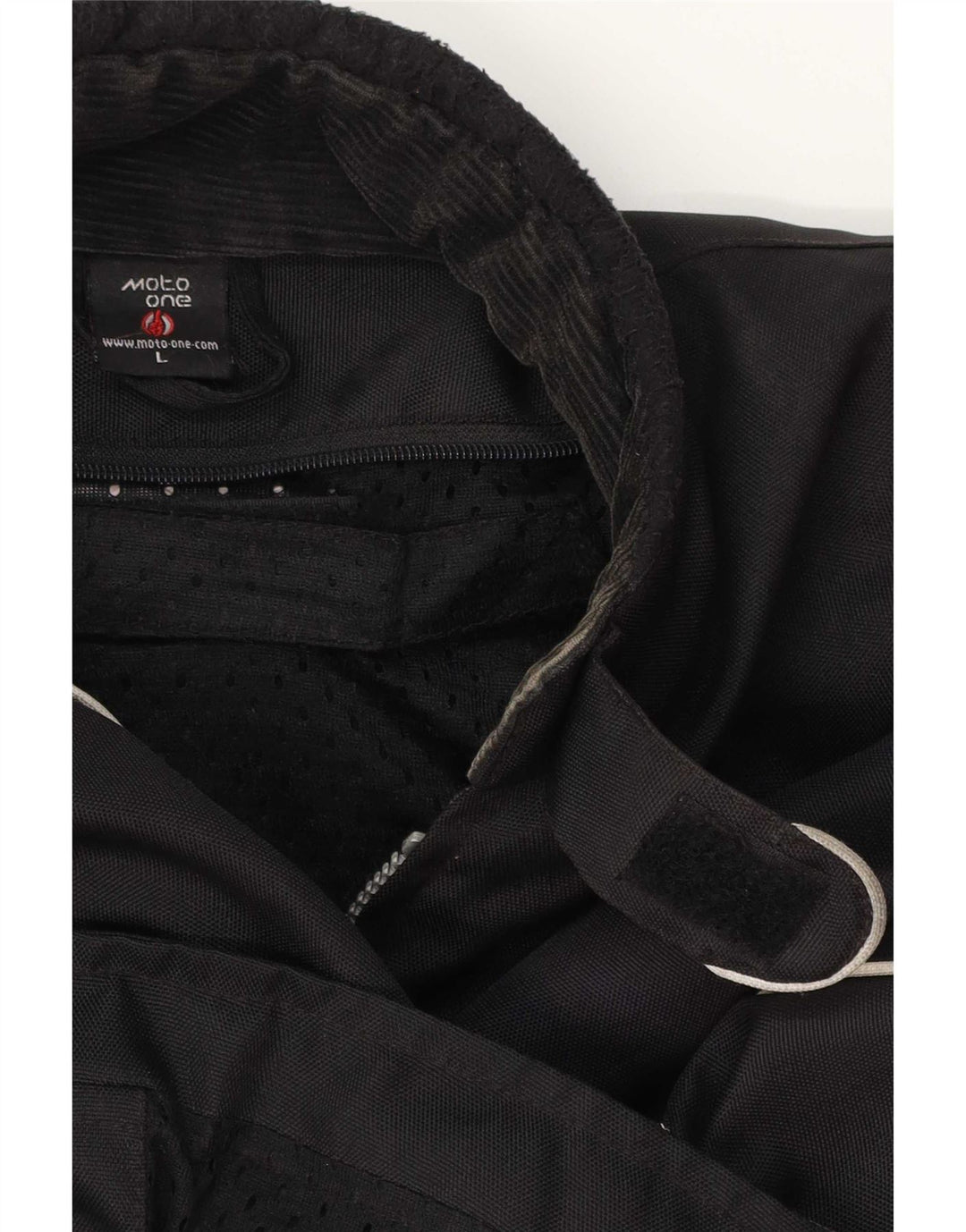 Moto One Herre Graphic Racer Jacket UK 40 Large Black