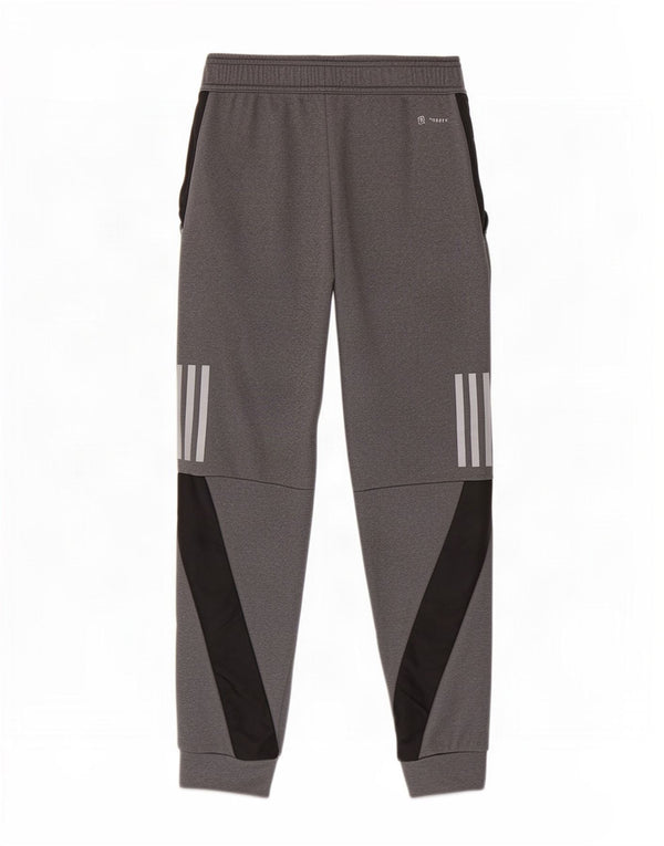 Adidas Boys Aeroready træningsdragt Bukser Joggers 11-12 år Grå