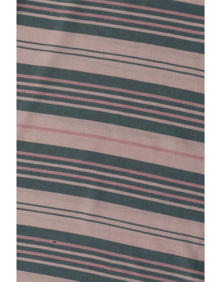 Fat Face Herre T-Shirt Top Medium Blå Stribet Bomuld