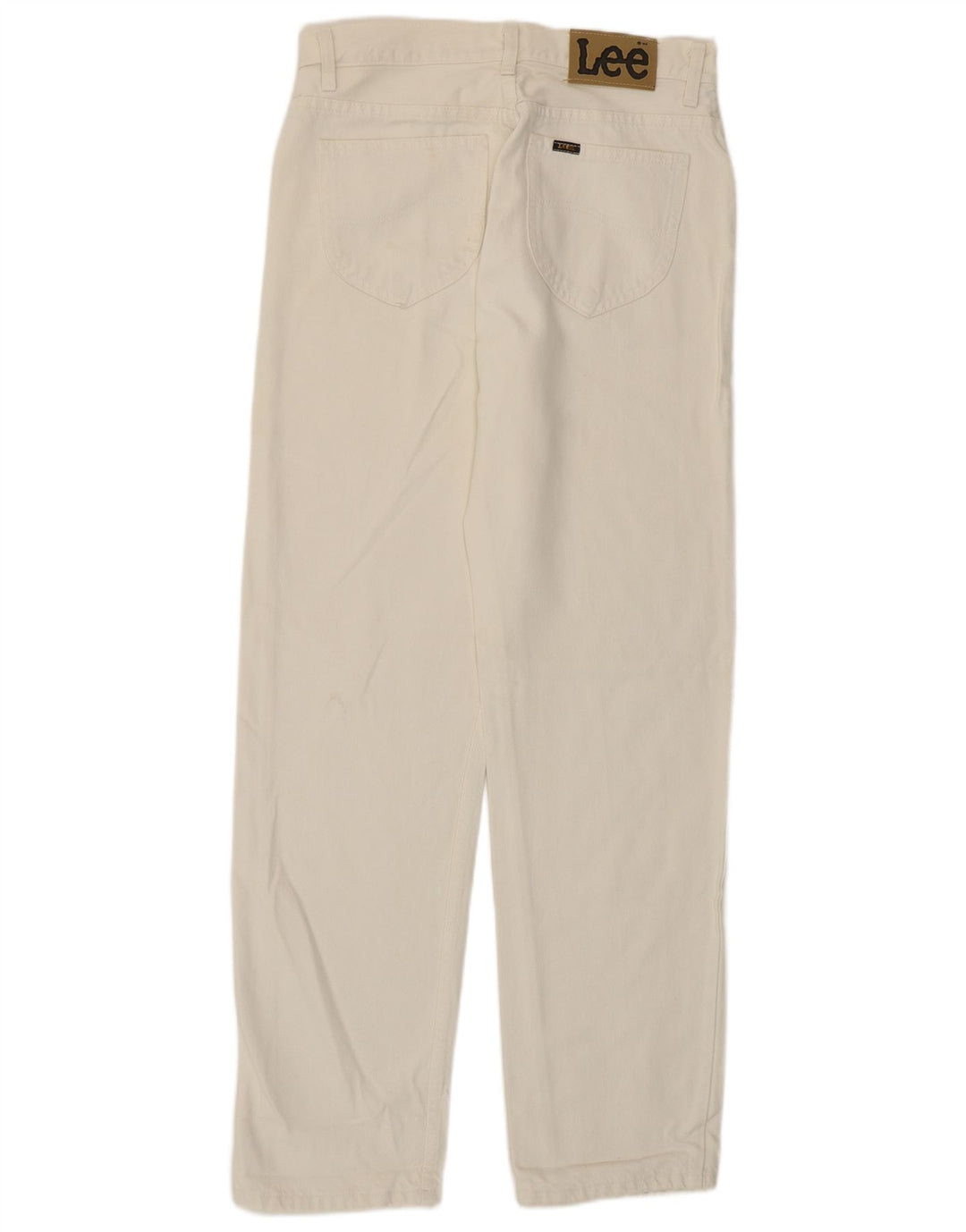 Lee Mens California Straight Jeans W31 L31 Hvid Bomuld
