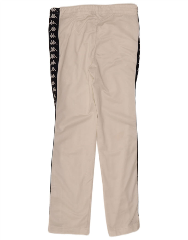 Kappa Herre grafisk træningsdragt Bukser Small White Colourblock Polyester