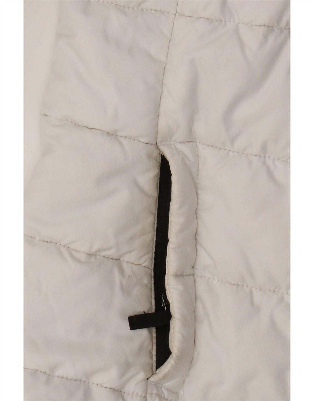 The North Face Polstret hættejakke til kvinder UK 10 Small White Colourblock
