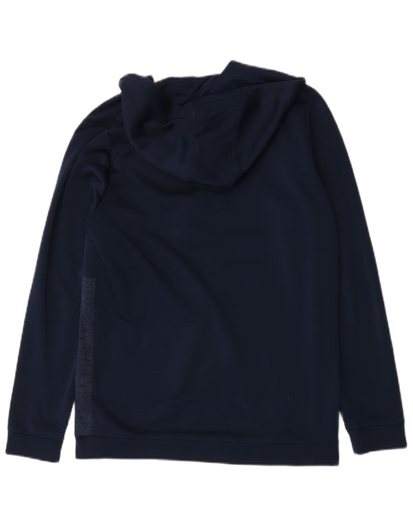 Under Armour Herre Cold Gear Grafisk hættetrøje Jumper Small Navy Blue Flecked