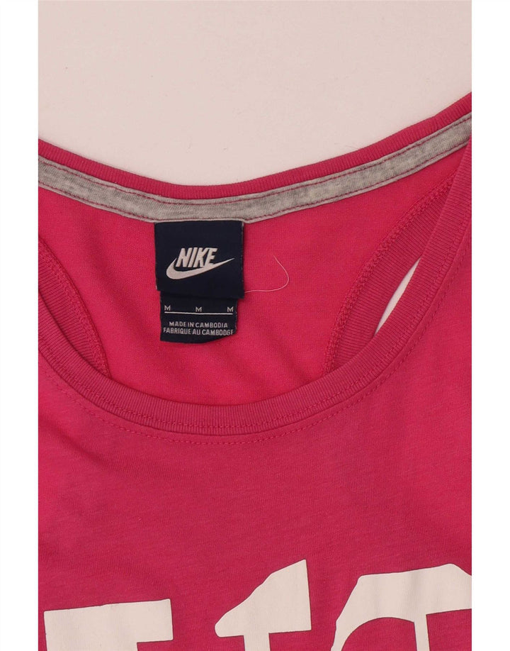 Nike Dame Grafisk Vest Top UK 14 Medium Pink