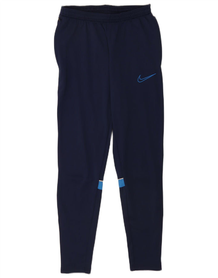 Nike Herre Dri Fit træningsdragt Bukser Små marineblå Colourblock Polyester