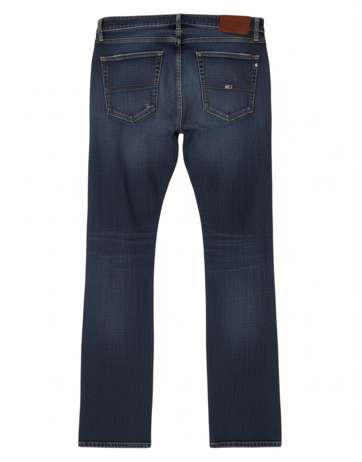 Tommy Hilfiger Herre Bootcut Jeans W32 L36 Blå