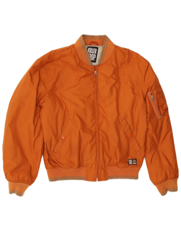 Killer Loop Herre Bomber Jacket UK 40 Large Orange Polyamid