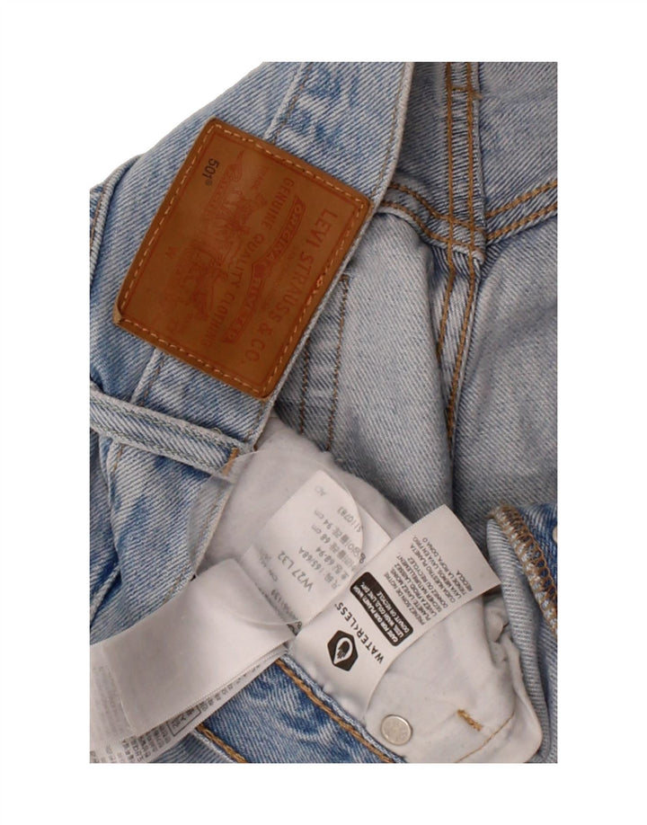 LEVI'S Womens 501 Straight Jeans W27 L32 Blue Cotton Vintage Levi's and Second-Hand Levi's from Messina Hembry 