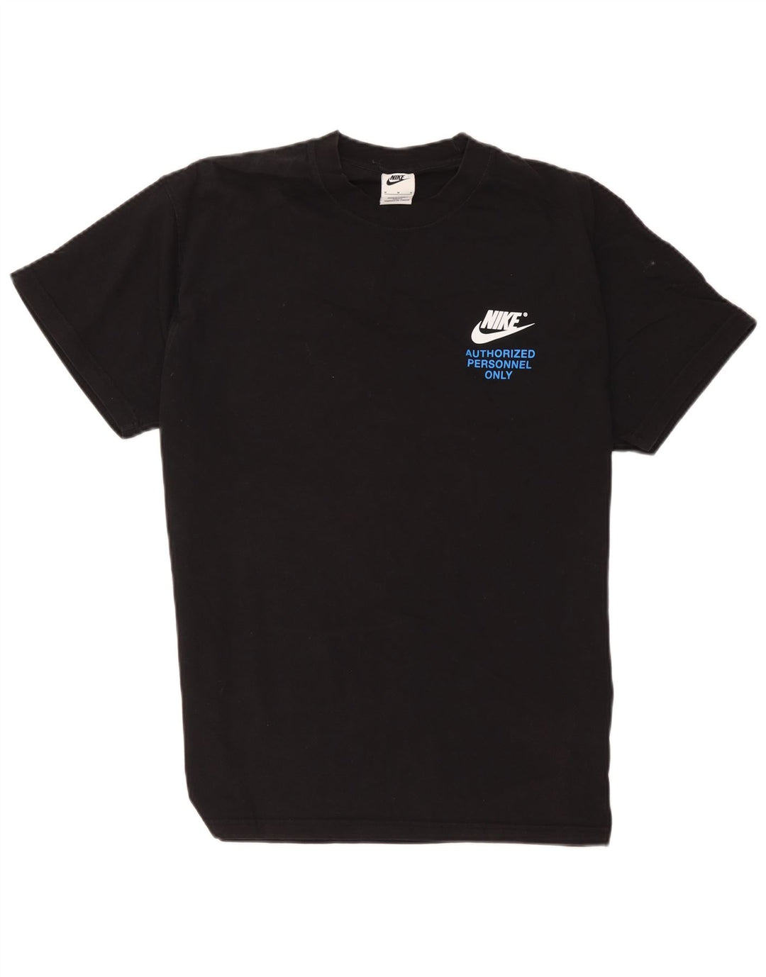 Nike Herre grafisk T-shirt Top Medium Sort Bomuld