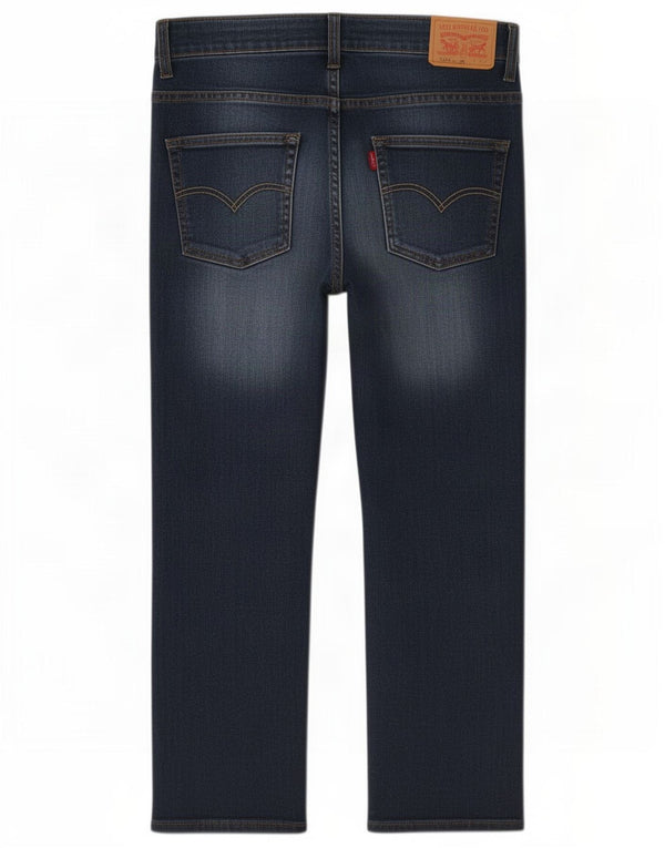 Levi's Boys 511 Slim Jeans 11-12 år W28 L23 Marineblå Bomuld