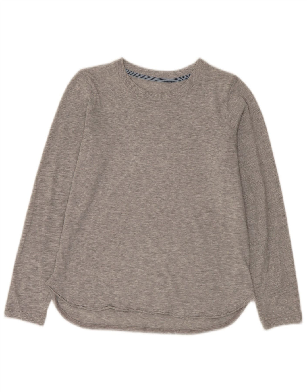 Vintage Dame Top Langærmet UK 12 Medium Grey Flecked