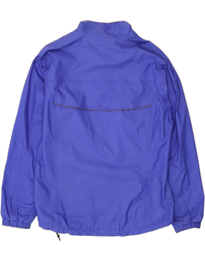 L.L.BEAN Womens Rain Jacket UK 16 Large Blue Nylon Vintage L.L.Bean and Second-Hand L.L.Bean from Messina Hembry 