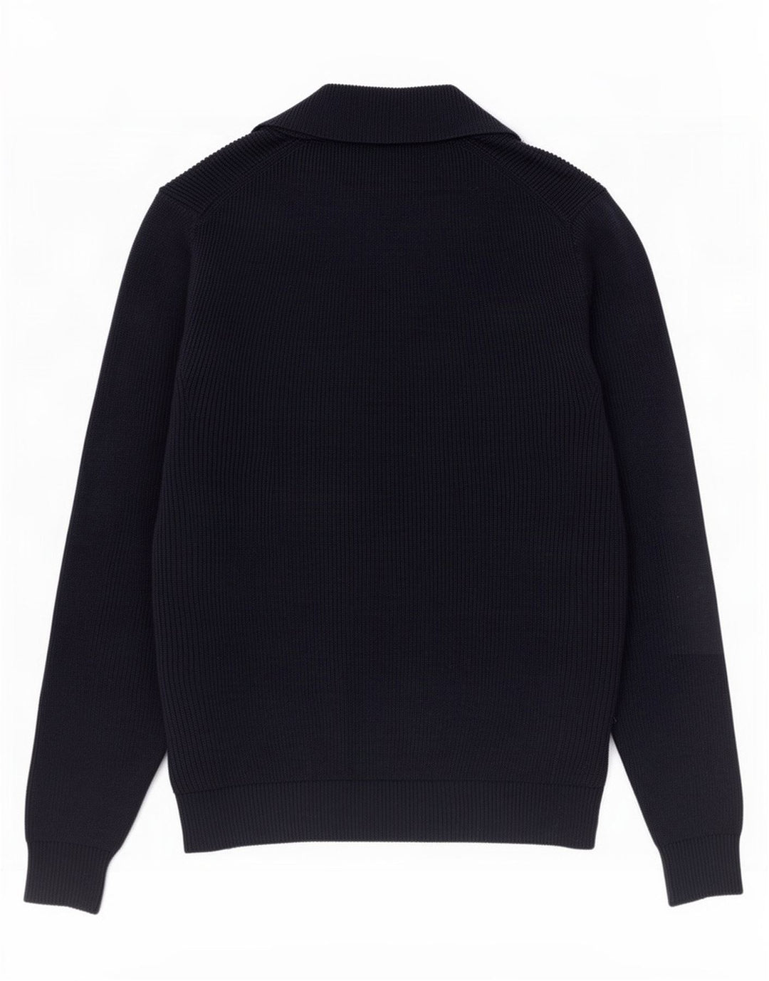 Marks & Spencer Herre sweater med lynlåshals mellem marineblå polyester
